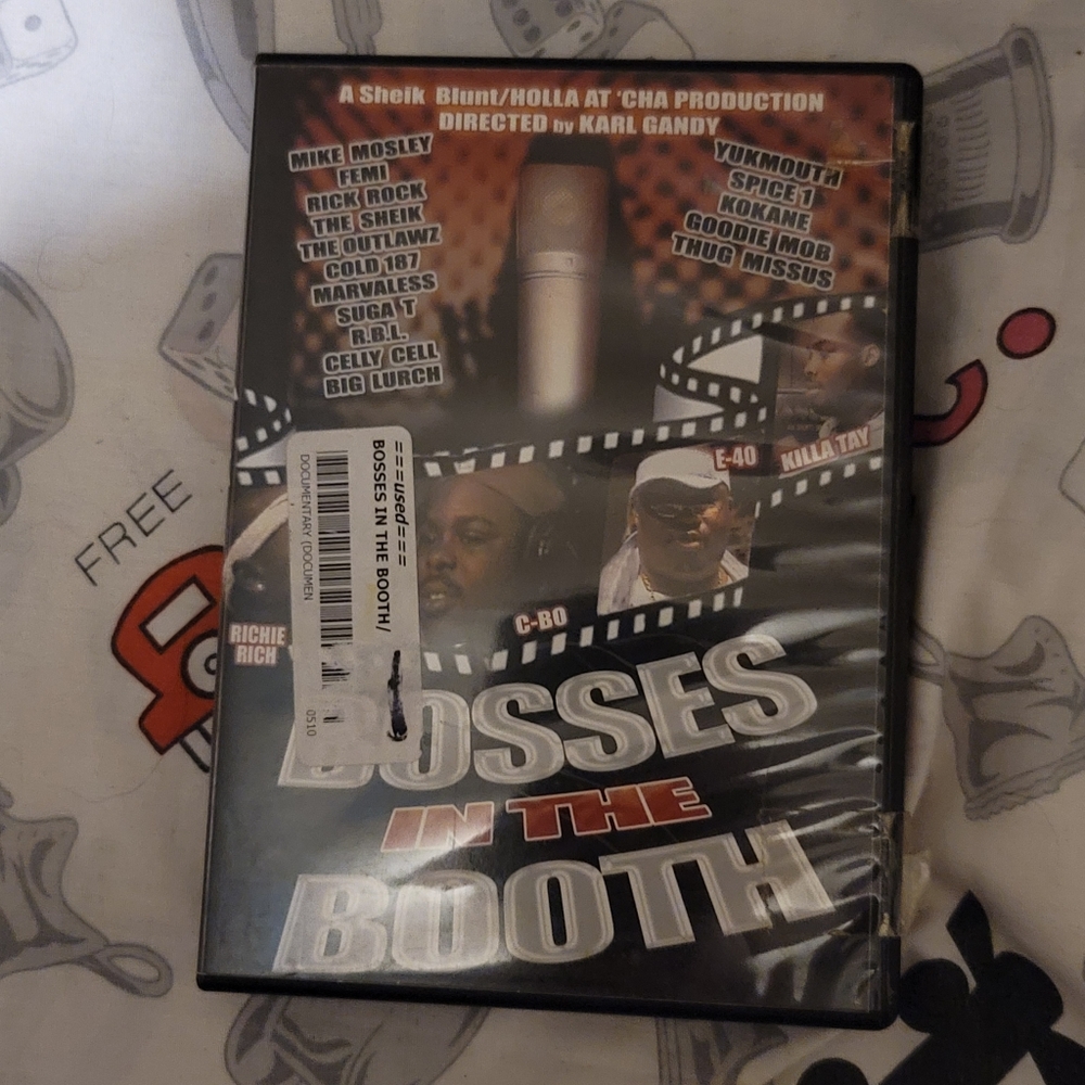 Bosses Of The Booth West Coast Hiphop DVD
